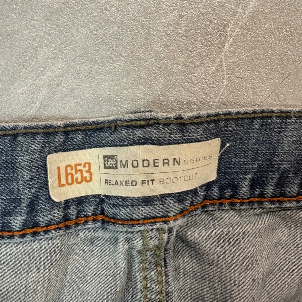 Lee Modern Series Relaxed Fit Bootcut Jeans Mens Blue Medium Wash L653 38x32